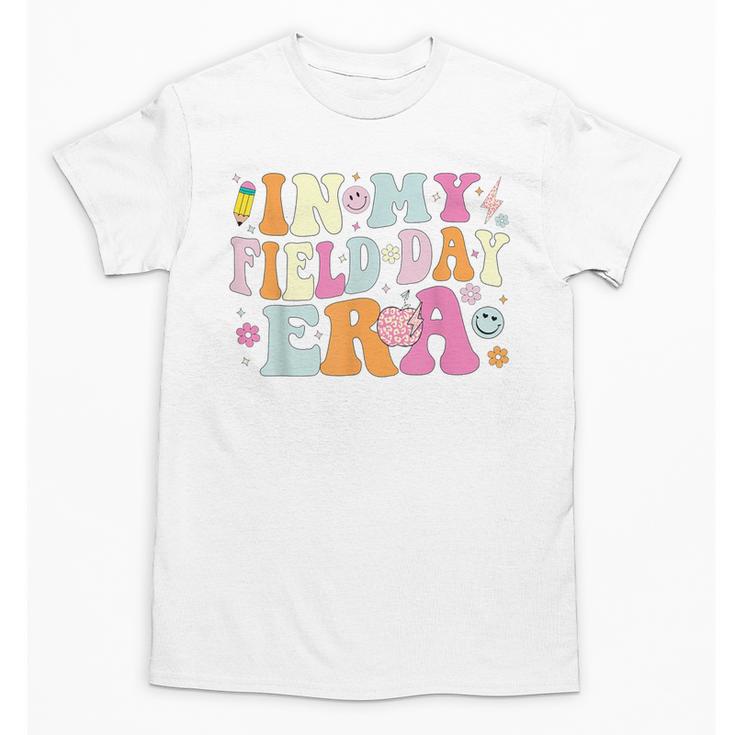 In My Field Day Era Teacher Kids Cute Groovy Field Day Unisex T-Shirt