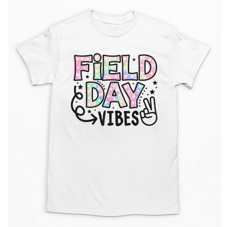 Field Day Vibes For Teacher Kids Happy Field Day 2025 Unisex T-Shirt