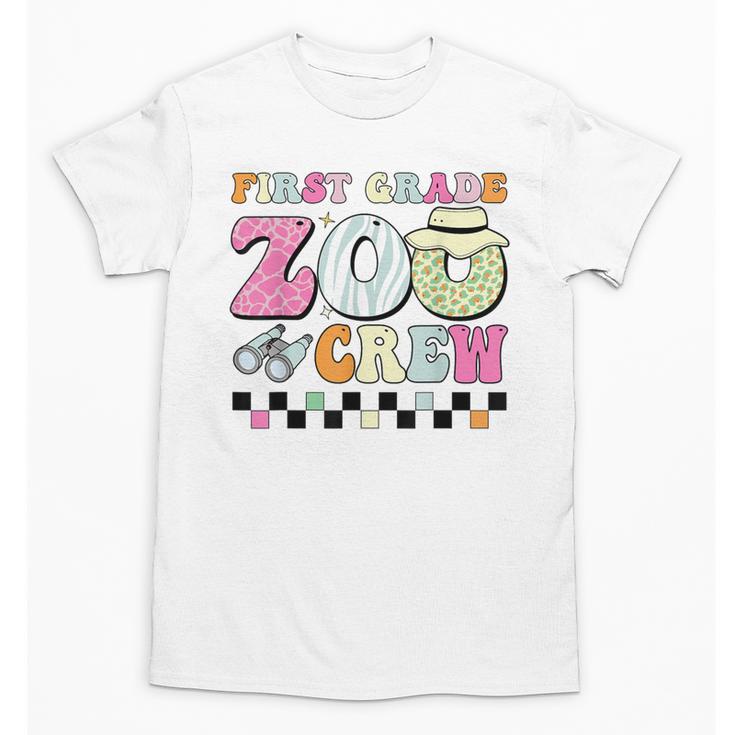 Field Zoo Trip Shirt For Teacher First Grade Crew For Men Women Kids Unisex T-Shirt