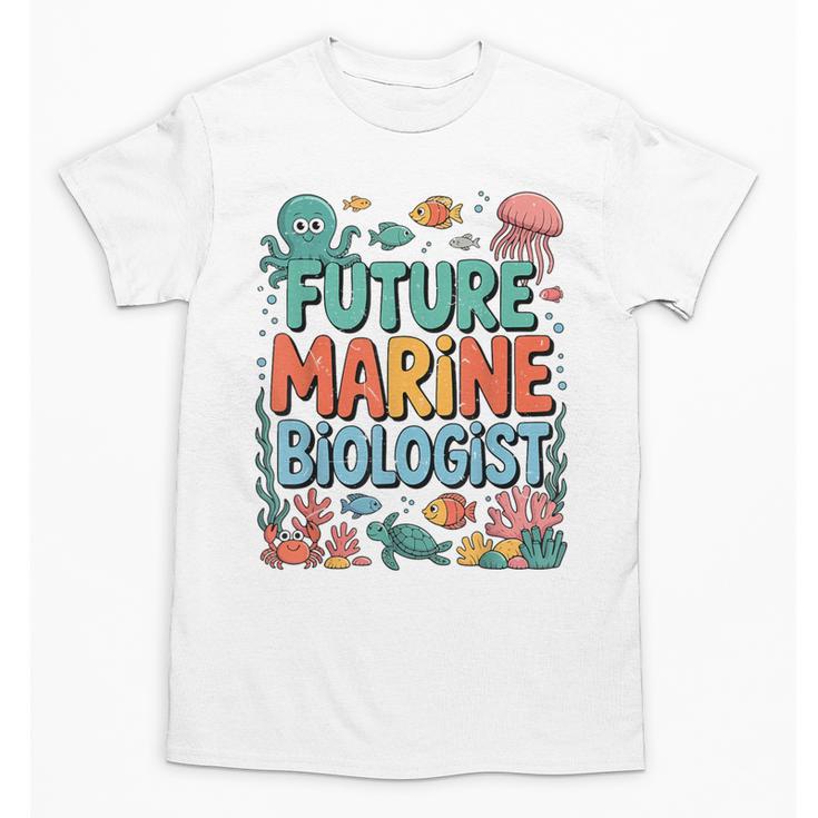 Future Marine Biologist Student Biology Teacher Kids Unisex T-Shirt