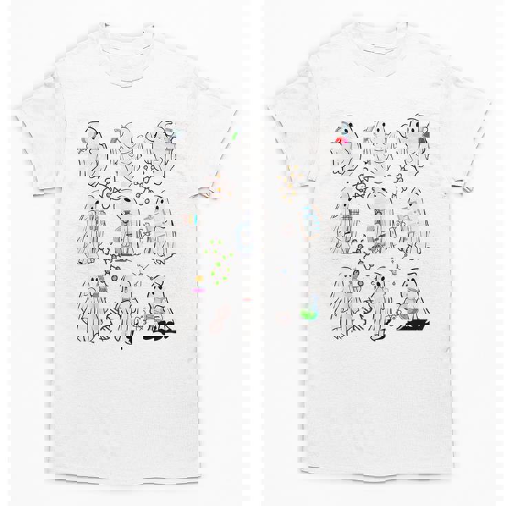 Ghost Science Teacher Chemistry Laboratory Halloween Costume Unisex T-Shirt