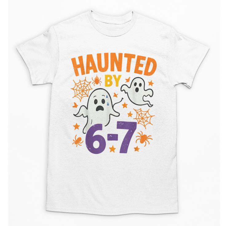 Haunted 67 Ghost Math Teacher Halloween Costume Math Pun Unisex T-Shirt, trending gift Haunted 67 Ghost Math Teacher Halloween Costume Math Pun Unisex T-Shirt, trending gift