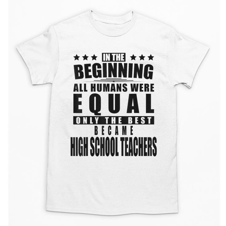 High School Teacher Personalized Unisex T-Shirt