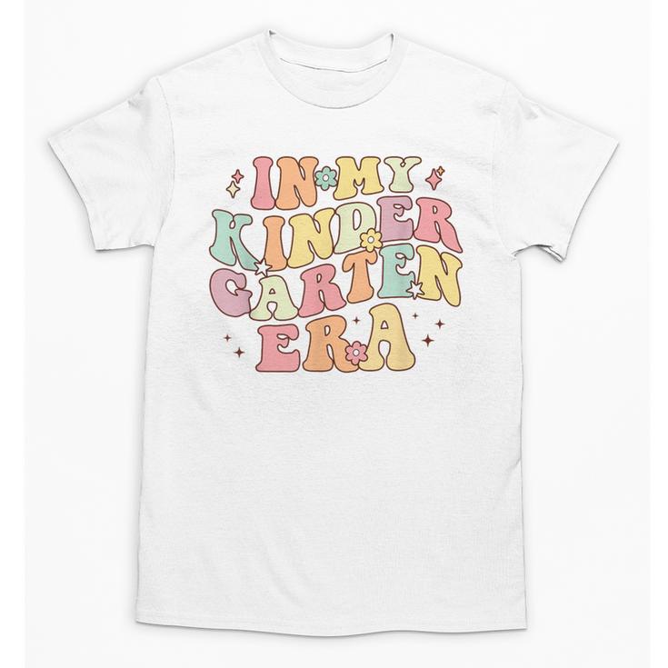 In My Kindergarten Era Retro Back To School Teacher Student Unisex T-Shirt