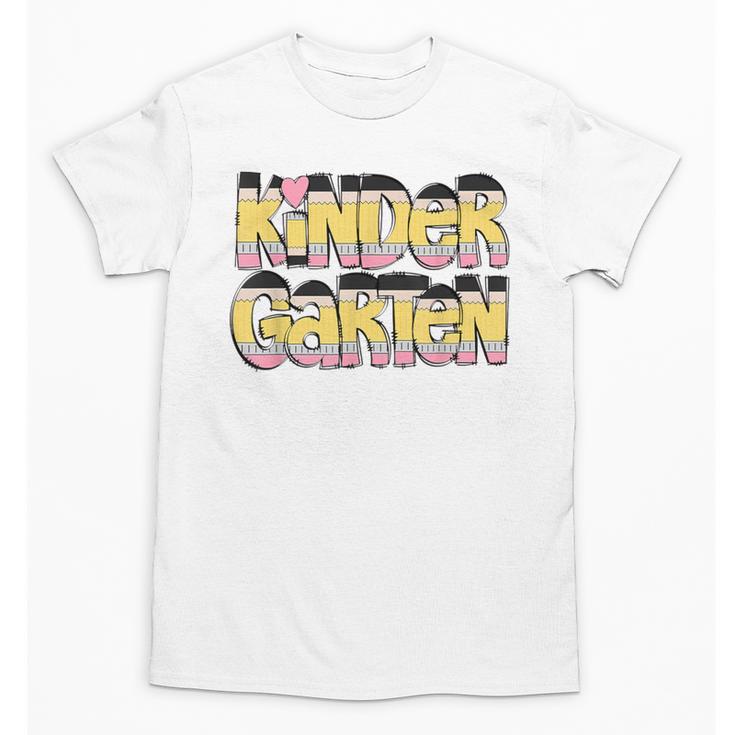 Kindergarten Pencil First Day Of School Teacher Toddler Kids Unisex T-Shirt, trending gift Kindergarten Pencil First Day Of School Teacher Toddler Kids Unisex T-Shirt, trending gift