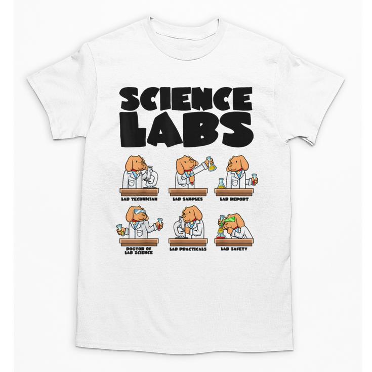 Labrador Retriever Science Labs Dog Lover Teacher Unisex T-Shirt