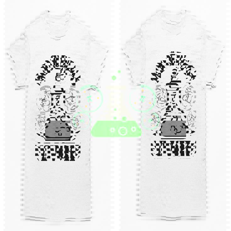 Mad Scientist Science Teacher Halloween Costume Teen Girls Unisex T-Shirt