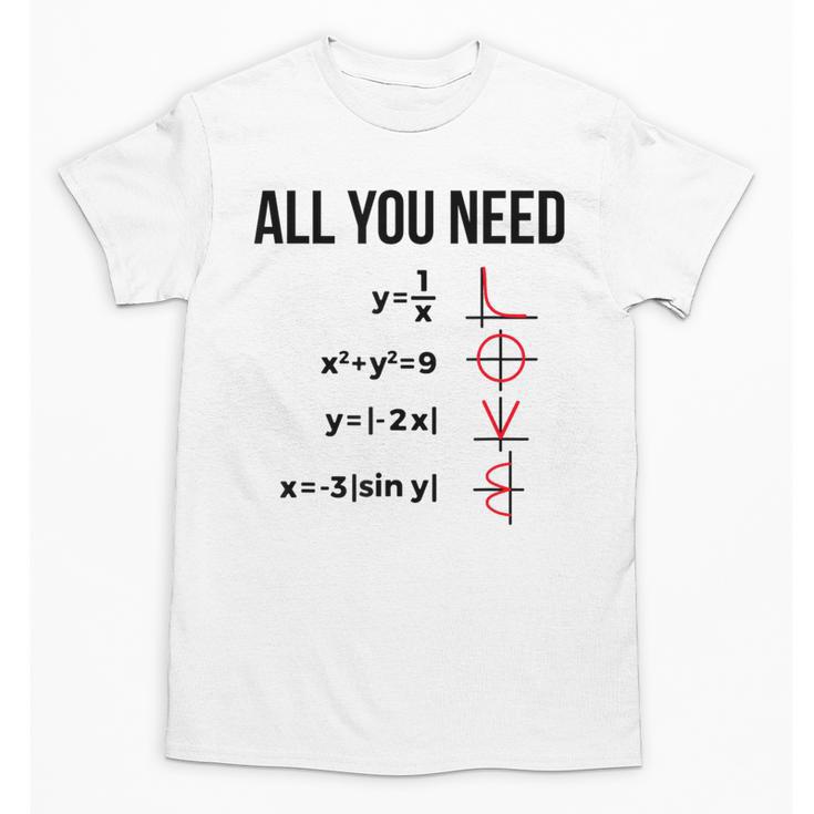 Math Graphs Mathematics Math Teacher Unisex T-Shirt