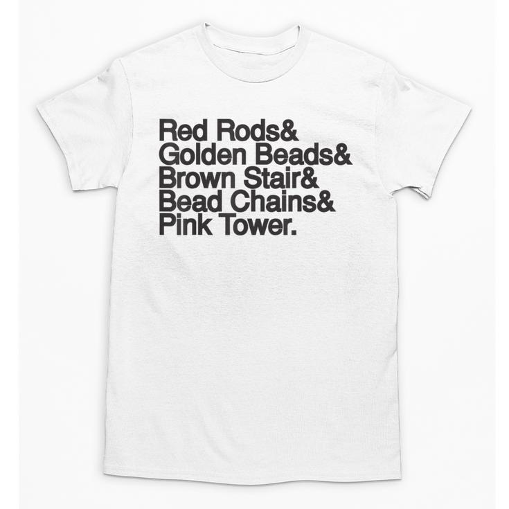 Montessori Helvetica Education Teacher Unisex T-Shirt