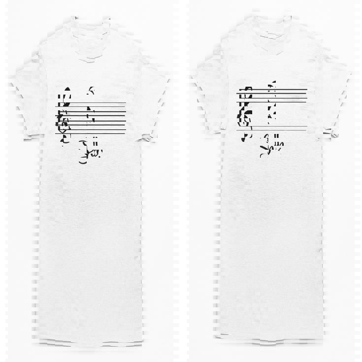 Music Notes Shirt Shh Quarter Fermata Teacher Unisex T-Shirt