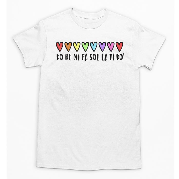 Music Teacher Hearts Music Teaching Unisex T-Shirt