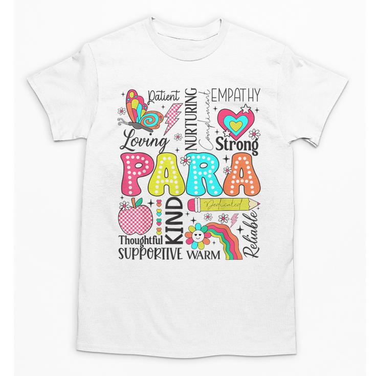 Para Paraprofessional Paraeducator Teacher Back To School Unisex T-Shirt