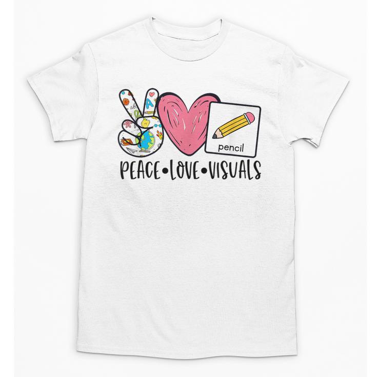 Peace Love Visuals Special Education Teacher Dream Team Unisex T-Shirt