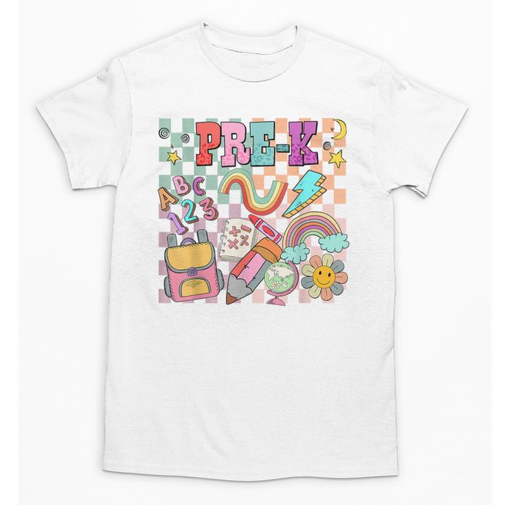 Pre K Back To School Teacher Student Men Women Kids Unisex T-Shirt