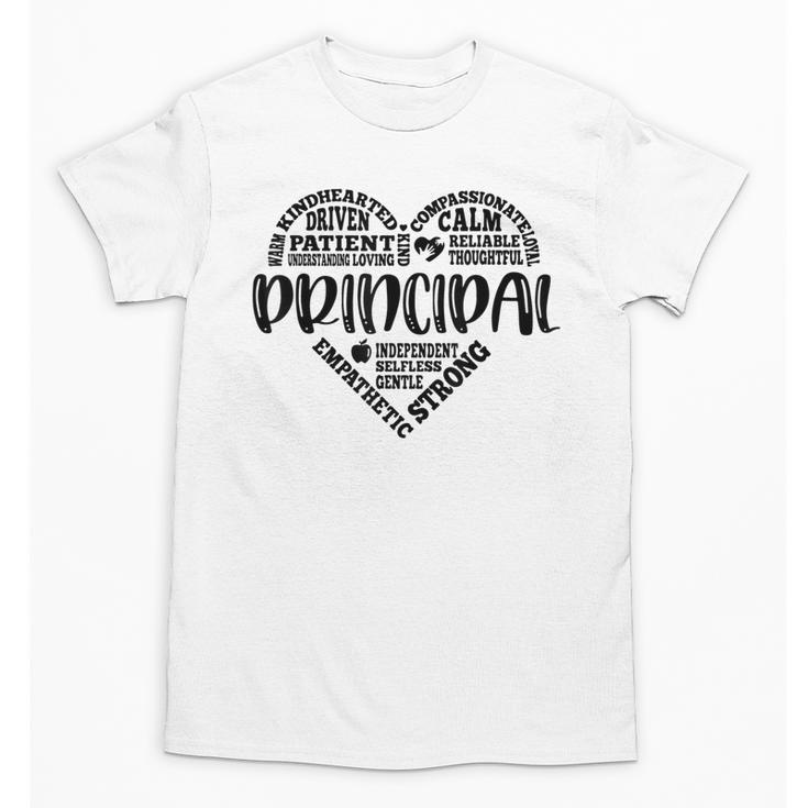 Principal Heart Life School Principal Teacher Appreciation Unisex T-Shirt