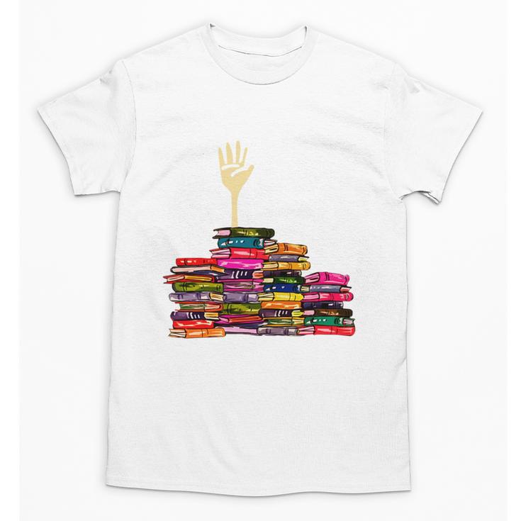 Reading Books Librarian Reader Nerd I'm Ok Teacher School Unisex T-Shirt