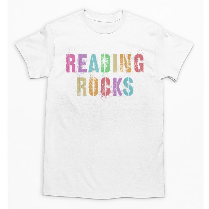 READING ROCKS English Teacher ELA ABCD Read Star Kinder Unisex T-Shirt