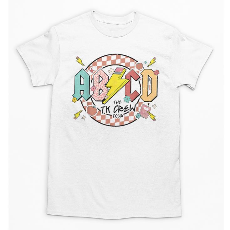 Retro ABCD Transitional Kindergarten Teacher Tour TK Teacher Unisex T-Shirt