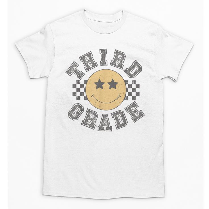 Retro Third Grade Teacher Student 1st Day Back To School Unisex T-Shirt