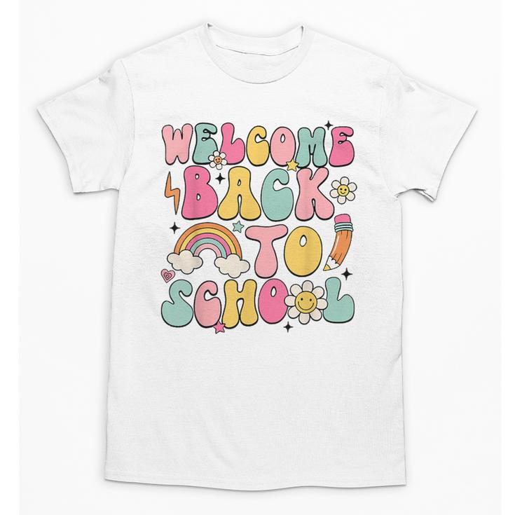 Retro Welcome Back To School Teacher Appreciation Boys Girls Unisex T-Shirt
