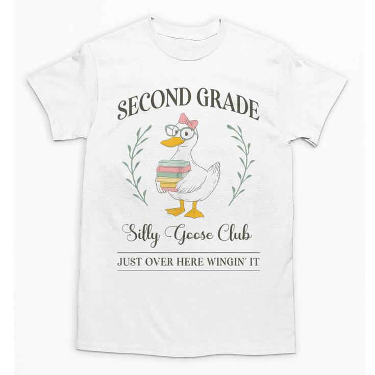 Second Grade Silly Goose Club For Teacher Or Student Unisex T-Shirt