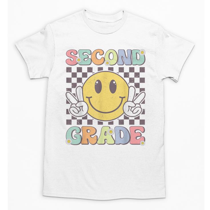 Second Grade Teachers Boys Girls Smile Face 2nd Grade Team Unisex T-Shirt
