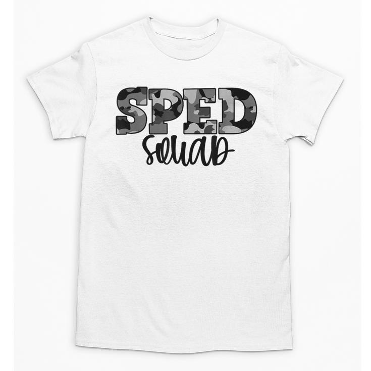 Special Education Squad Camo SPED Teacher Unisex T-Shirt