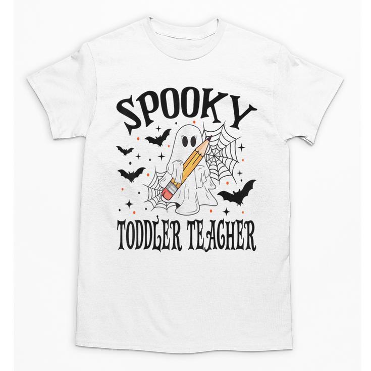 Spooky Toddler Teacher Halloween School Unisex T-Shirt