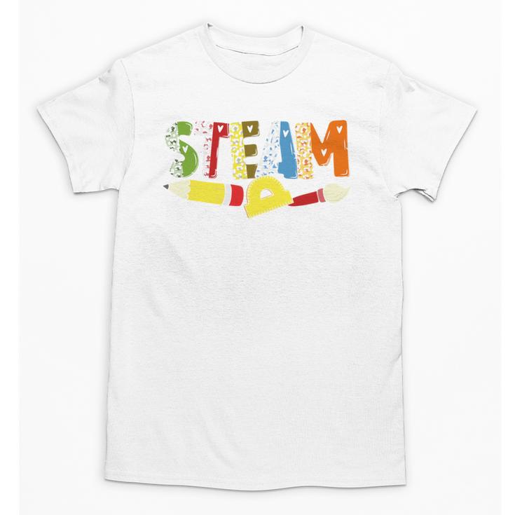 Steam Teacher Science Tech Engineering Arts Maker Unisex T-Shirt