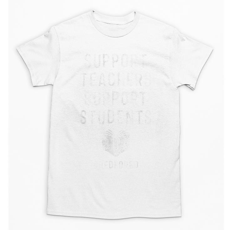 Support Teachers Support Students Red For Ed T-Shirt Unisex T-Shirt