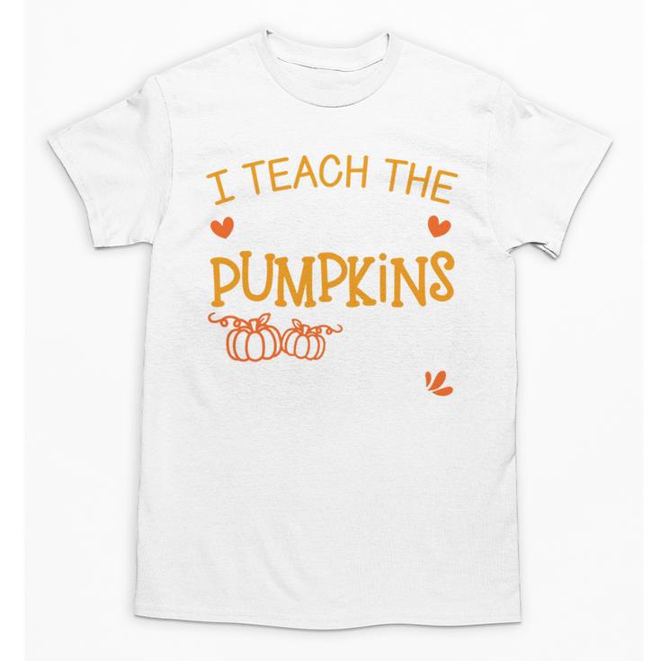 I Teach The Cutest Pumpkins In The Patch Shirt Teacher Unisex T-Shirt
