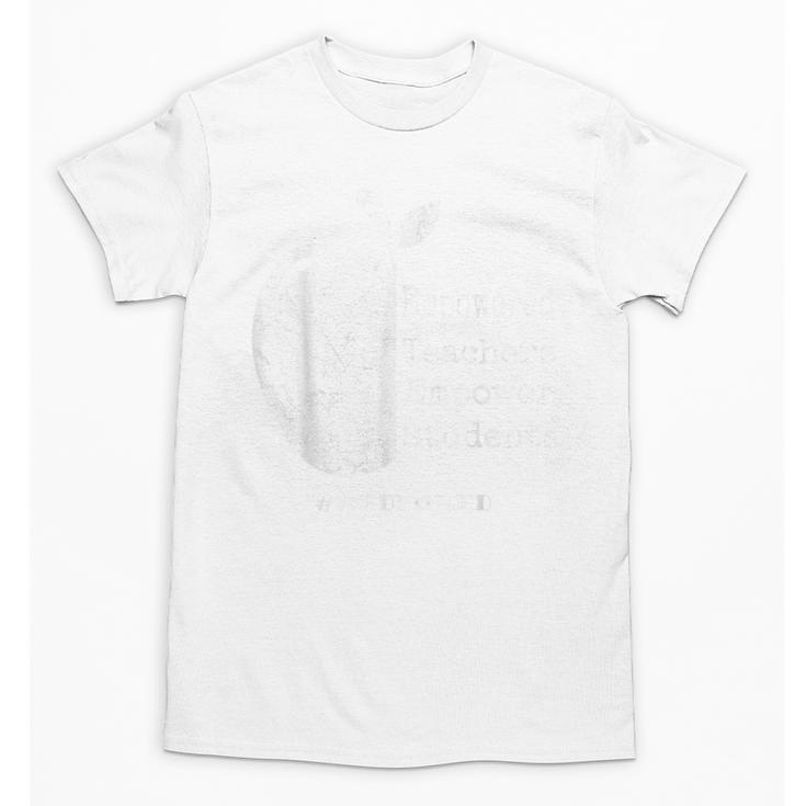 Teacher Empower Student Teacher Protest Supporter Red For Ed Unisex T-Shirt