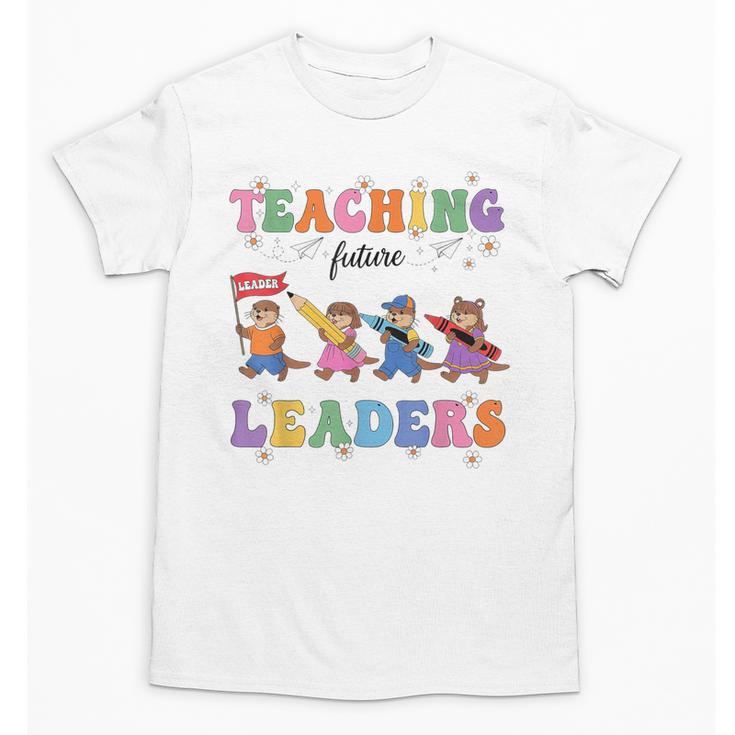 Teaching Future Leaders Otter Back To School Teacher Unisex T-Shirt