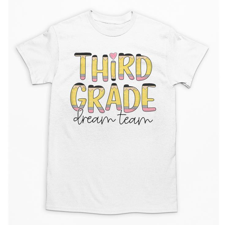 Third Grade Dream Team 3rd Grade Teacher Back To School Kids Unisex T-Shirt