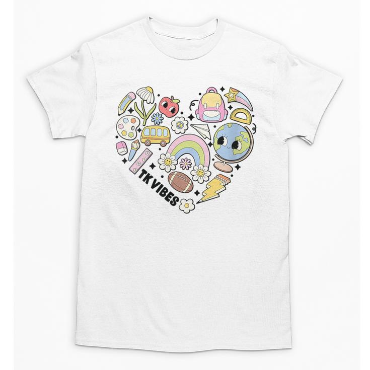 TK Vibes Back To School TK Kid Girl TK Team TK Teacher Women Unisex T-Shirt