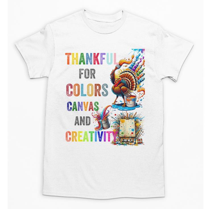 Turkey Thanksgiving Art Teacher Costume Tee For Artists Unisex T-Shirt