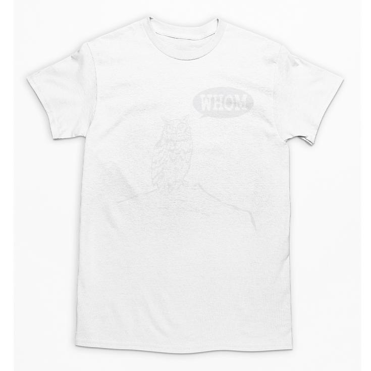 Whom Owl Grammar English Teacher Unisex T-Shirt