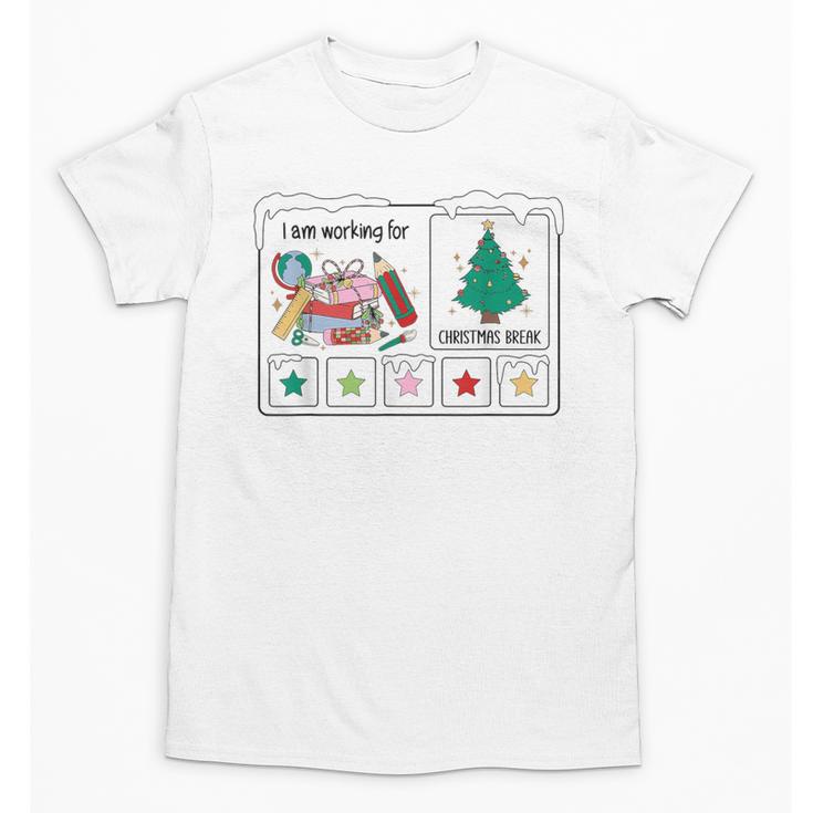 I Am Working For Christmas Break Special Education Teacher Unisex T-Shirt