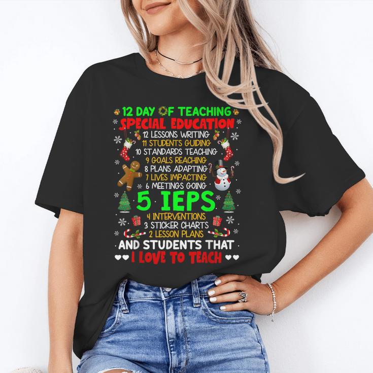 12 Days Of Teaching Special Education IEPS SPED Teacher Xmas Unisex T-Shirt, funny gift 12 Days Of Teaching Special Education IEPS SPED Teacher Xmas Unisex T-Shirt, funny gift