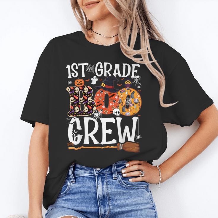 1st Grade Boo Crew Cute Ghost Halloween Teacher Kids Unisex T-Shirt, funny gift