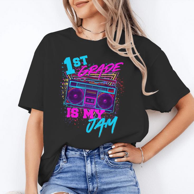1st Grade Is My Jam Vintage 80s 80's Teacher Student Retro Unisex T-Shirt, funny gift 1st Grade Is My Jam Vintage 80s 80's Teacher Student Retro Unisex T-Shirt, funny gift