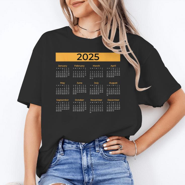 2025 Calendar For Planners Teachers Offices Months Unisex T-Shirt, funny gift 2025 Calendar For Planners Teachers Offices Months Unisex T-Shirt, funny gift