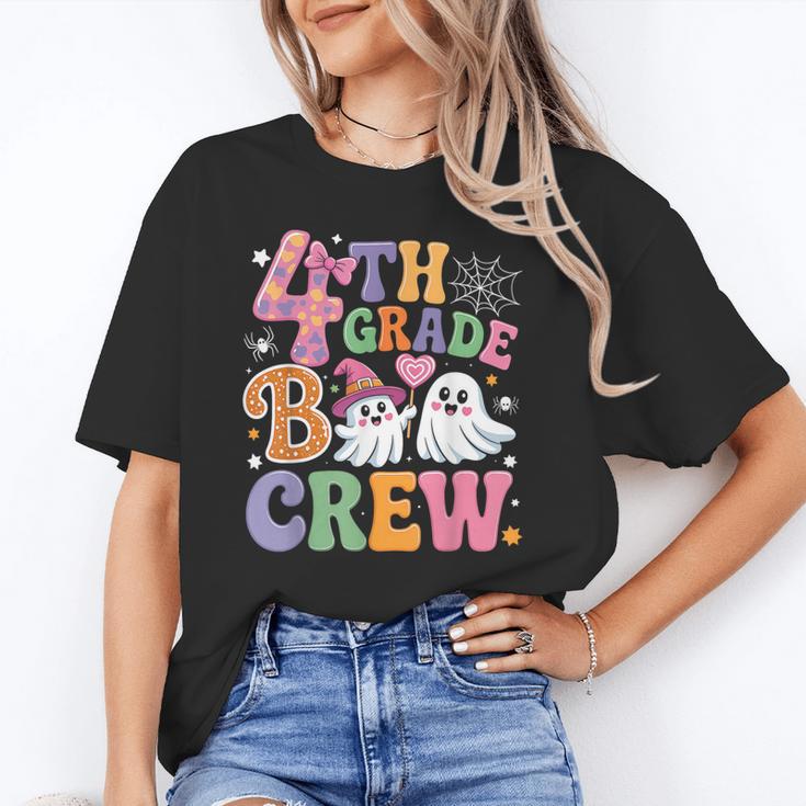 4th Grade Boo Crew Fourth Grade Teacher Kids Happy Halloween Unisex T-Shirt, 4th Grade Teacher Shirts, funny gift 4th Grade Boo Crew Fourth Grade Teacher Kids Happy Halloween Unisex T-Shirt, 4th Grade Teacher Shirts, funny gift