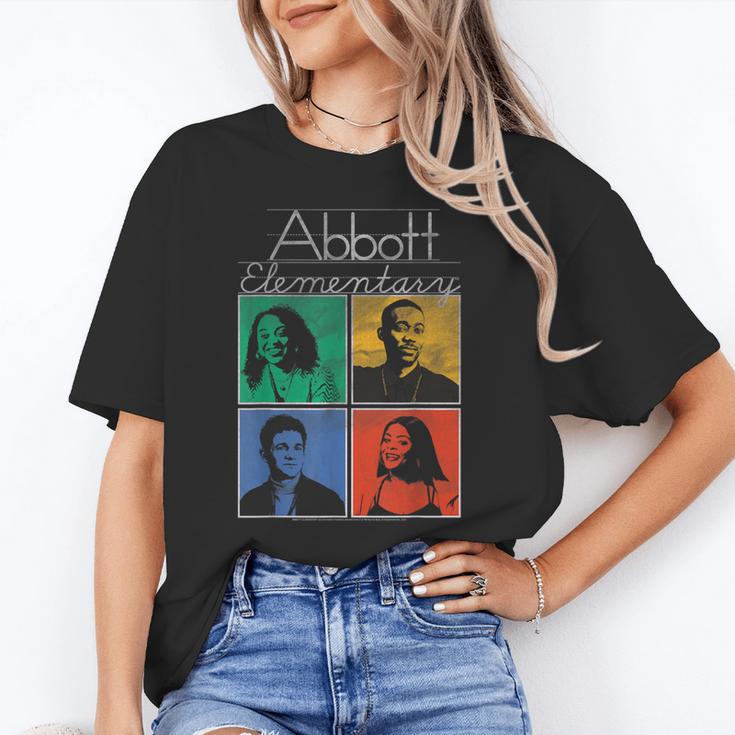Abbott Elementary Colorful Pop Art Teachers TV Show Unisex T-Shirt, funny gift Abbott Elementary Colorful Pop Art Teachers TV Show Unisex T-Shirt, funny gift