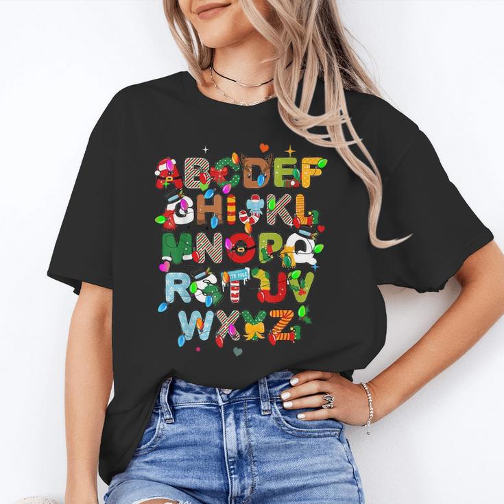 ABCs Learning Kindergarten Teacher Christmas Lights Alphabet For Men Women Kids Unisex T-Shirt, funny gift ABCs Learning Kindergarten Teacher Christmas Lights Alphabet For Men Women Kids Unisex T-Shirt, funny gift
