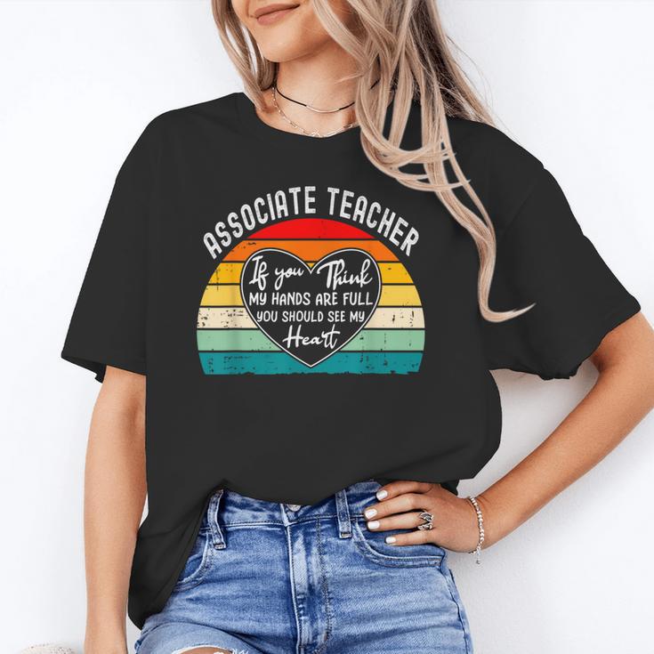Associate Teacher If You Think My Hands Are Full Unisex T-Shirt, funny gift Associate Teacher If You Think My Hands Are Full Unisex T-Shirt, funny gift
