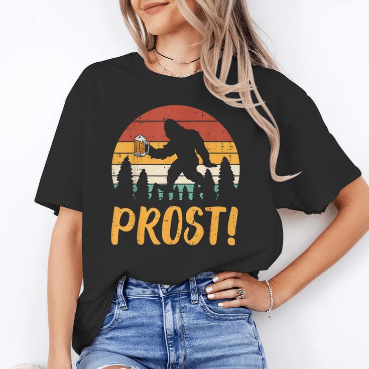 Bigfoot Sasquatch Prost Retro Bavarian Oktoberfest Men Women Unisex T-Shirt, funny gift