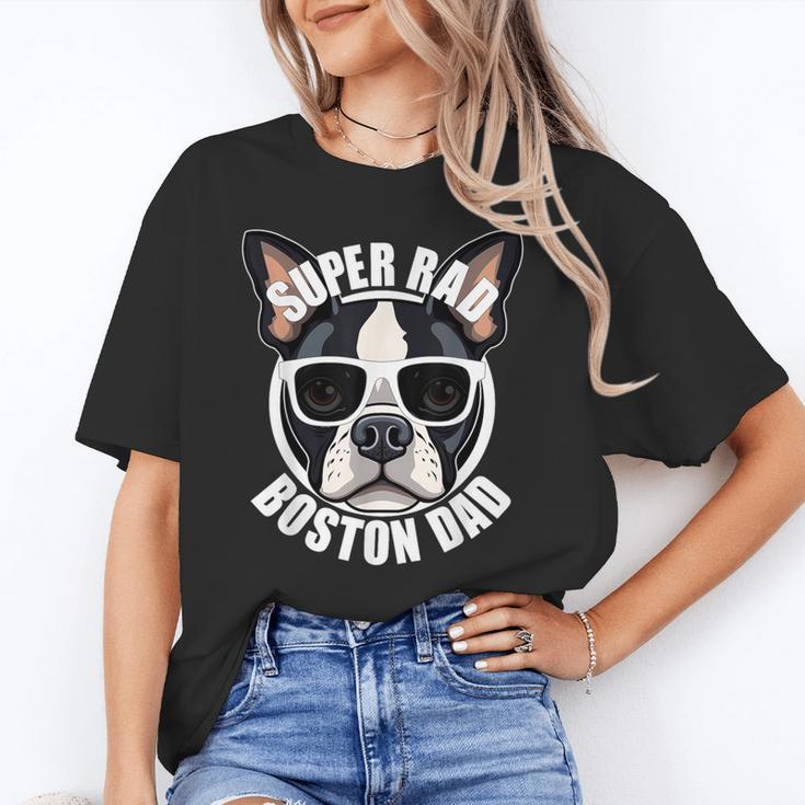 Boston Terrier Dad Father’s Day Dog Dad Men’s Unisex T-Shirt, Boston Terrier Dad Shirts, funny gift