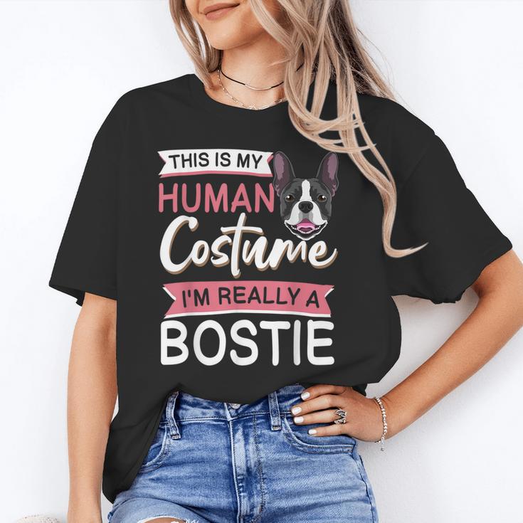 Boston Terrier Dog Bostie Halloween Costume Dog For Kids Unisex T-Shirt, Boston Terrier Halloween Shirts, funny gift