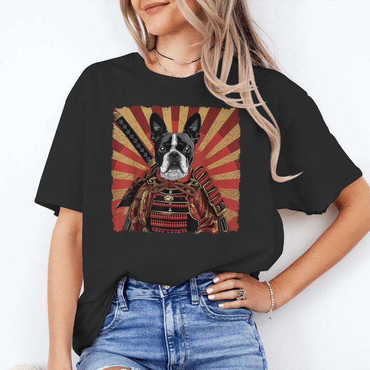 Boston Terrier Dog Japanese Art Samurai Ukiyo-e Unisex T-Shirt, funny gift